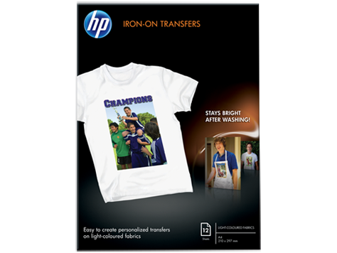HP Iron-On T-Shirt Transfer A4 (10 sheets)