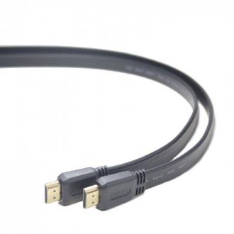 Gembird kábel HDMI plochý (M - M), 1.8 m, čierny