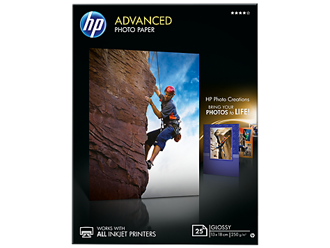 HP Zdokonalený lesklý fotografický papier HP Advanced Glossy