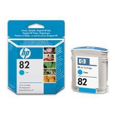 HP No.82 Cyan Ink Cartridge, 69 ml