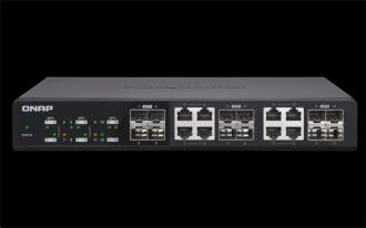 QNAP™ QSW-1208-8C 12-port 10GbE unmanaged switch