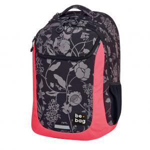 HERLITZ Školský batoh be.bag 31x22x46cm objem 27l Tmavé kvety