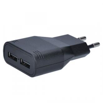 Solight USB nabíjací adaptér, 2x USB, 3400mA max., AC 230V,