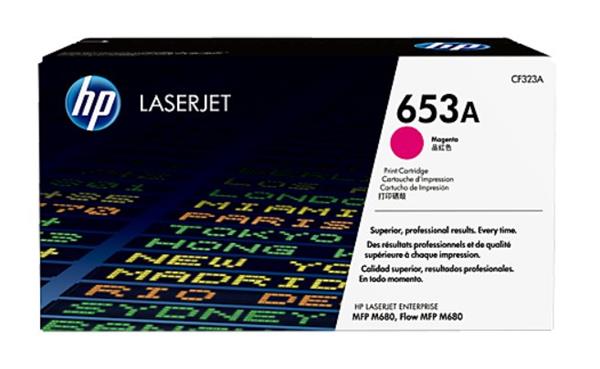 CF323A purpurová tonerová kazeta HP 653A LaserJet