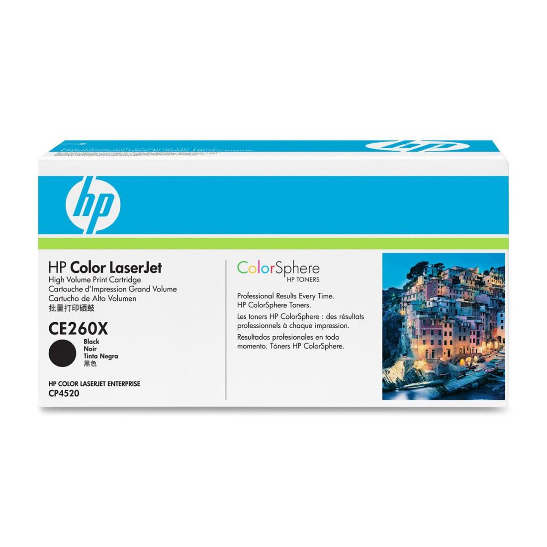 HP LaserJet CE260X Black Print Cartridge