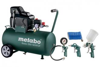 Metabo Set Basic 250-50 W OF + LPZ 4, Sada Olejový kompresor