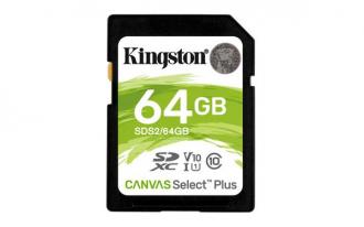 64 GB . microSDHC karta Kingston Canvas Select Plus SD Class