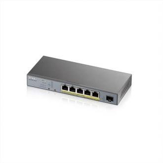 Zyxel GS1350-6HP, 6 Port managed CCTV PoE switch, long range