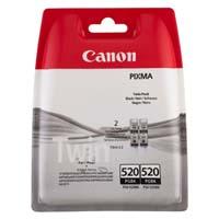 Canon cartridge PGI-520BK black double pack
