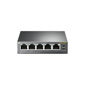 TP-LINK TL-SF1005P 5-Port 10/100M Desktop PoE Switch, 5 10/1
