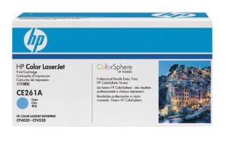HP LaserJet CE261A Cyan Print Cartridge