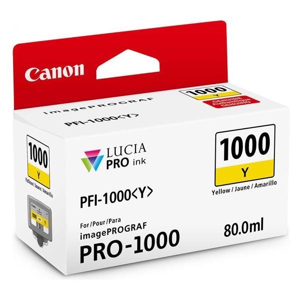 kazeta CANON PFI-1000Y Yellow iPF PRO-1000