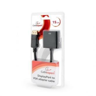 Gembird DisplayPort to VGA adapter cable, black, blister