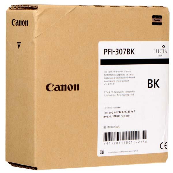 kazeta CANON PFI-307BK black iPF 830840850 330ml