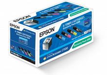 Epson Toner Bk/C/M/Y AcuLaser C1100/CX11N (Economy Pack