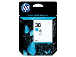 HP 38 Cyan Pigment Ink Cartridge