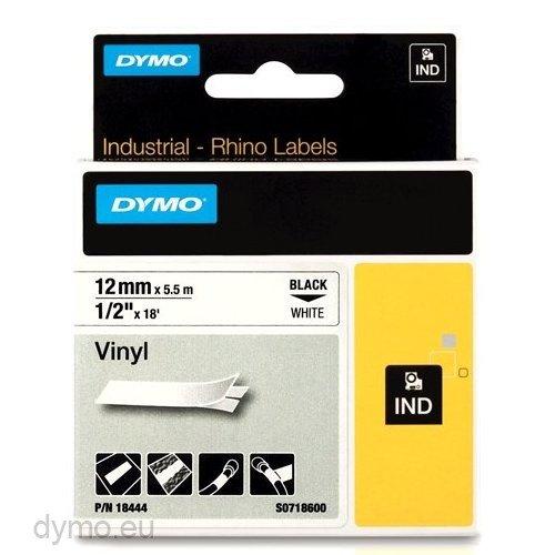 DYMO Vinylová páska 12 mm x 5,5 m, biela