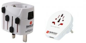SKROSS Cestovný adaptér SKROSS PRO - World & USB, 6,3A max.,