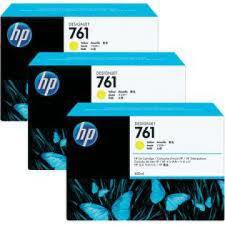 HP 761 3-pack Yellow Ink Cartridge CR270A