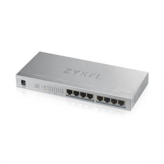 Zyxel GS1008-HP, 8 Port Gigabit PoE+ unmanaged desktop Switc